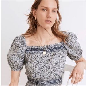 Nwt madewell jeanette top